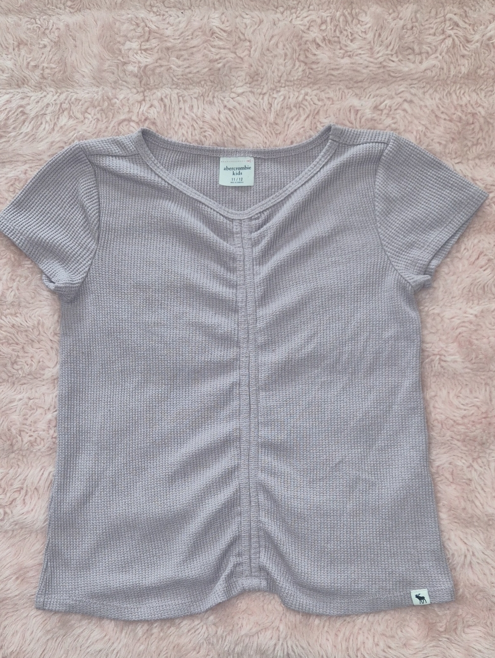 abercrombie kids light mauve knit top